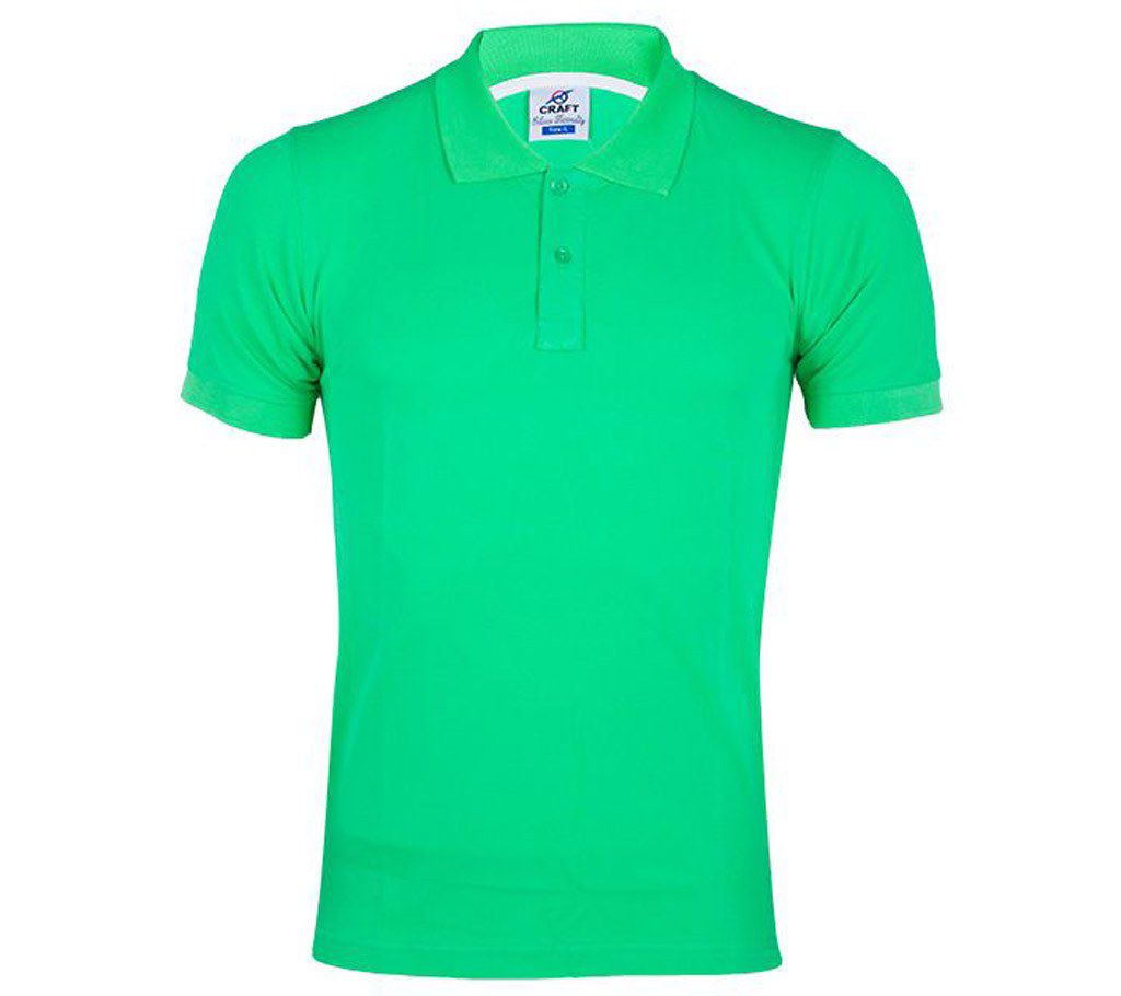 Men's Green Color Polo Shirt