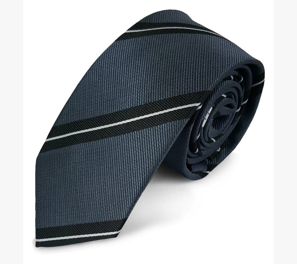 Elegant Gray Silk Tie - 0191TIE