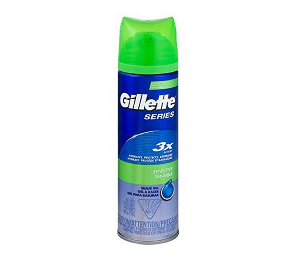 Gillette Series Shaving Gel Sensitive Skin USA