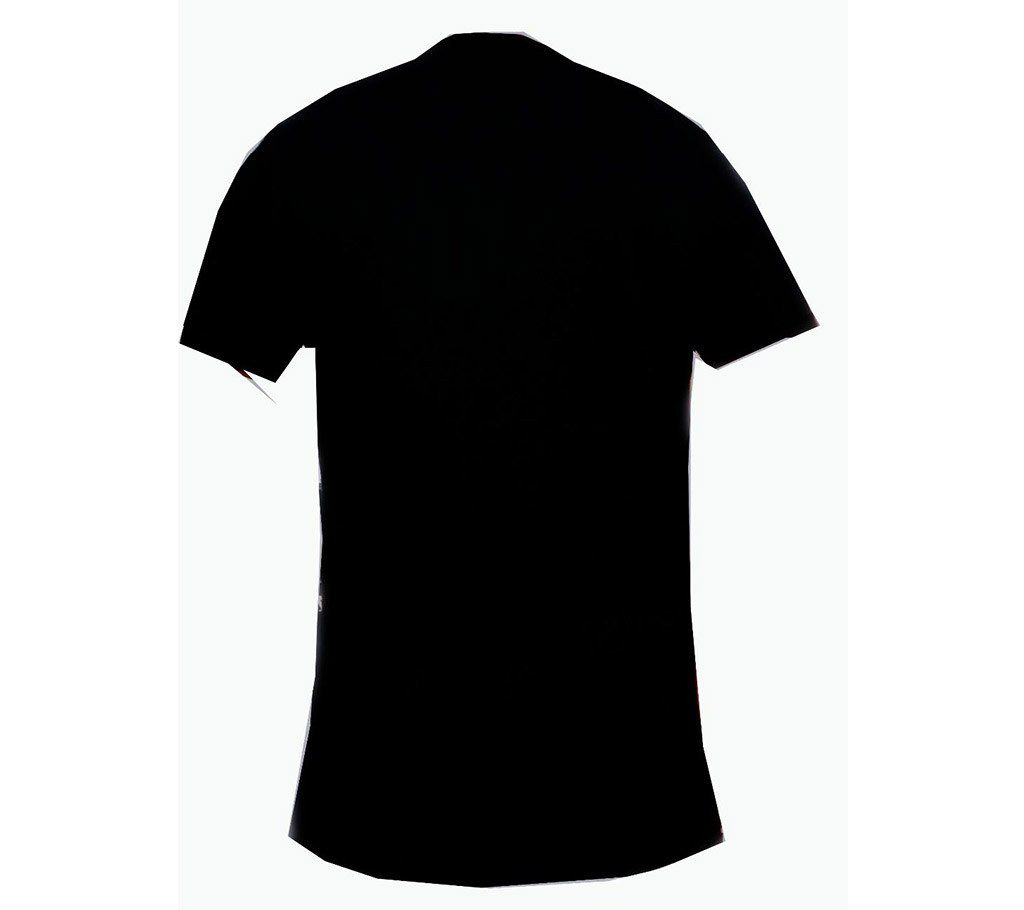 Ferrari Printed Half Sleeve Black T-Shirt
