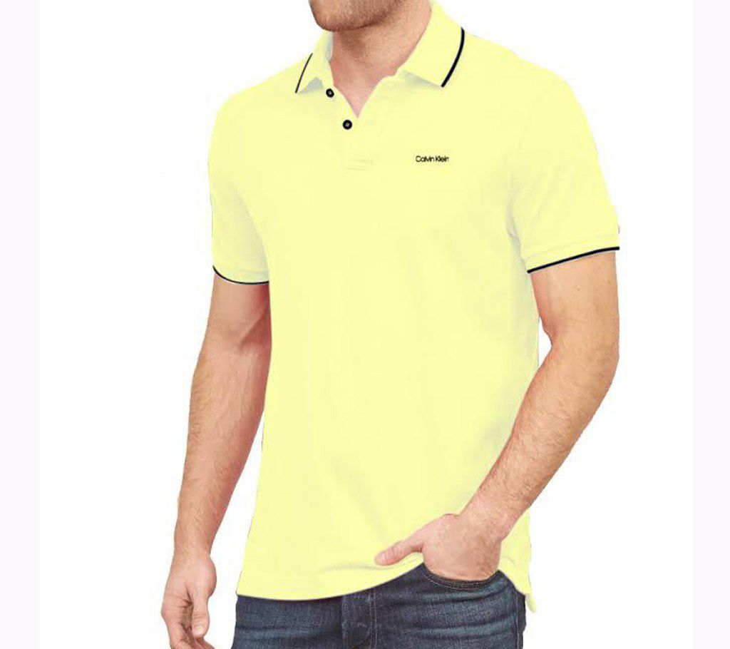 Menz solid color polo shirt