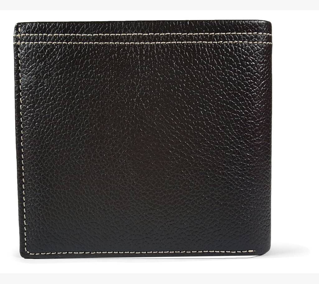 Black Leather Wallet for Men-0219WLT
