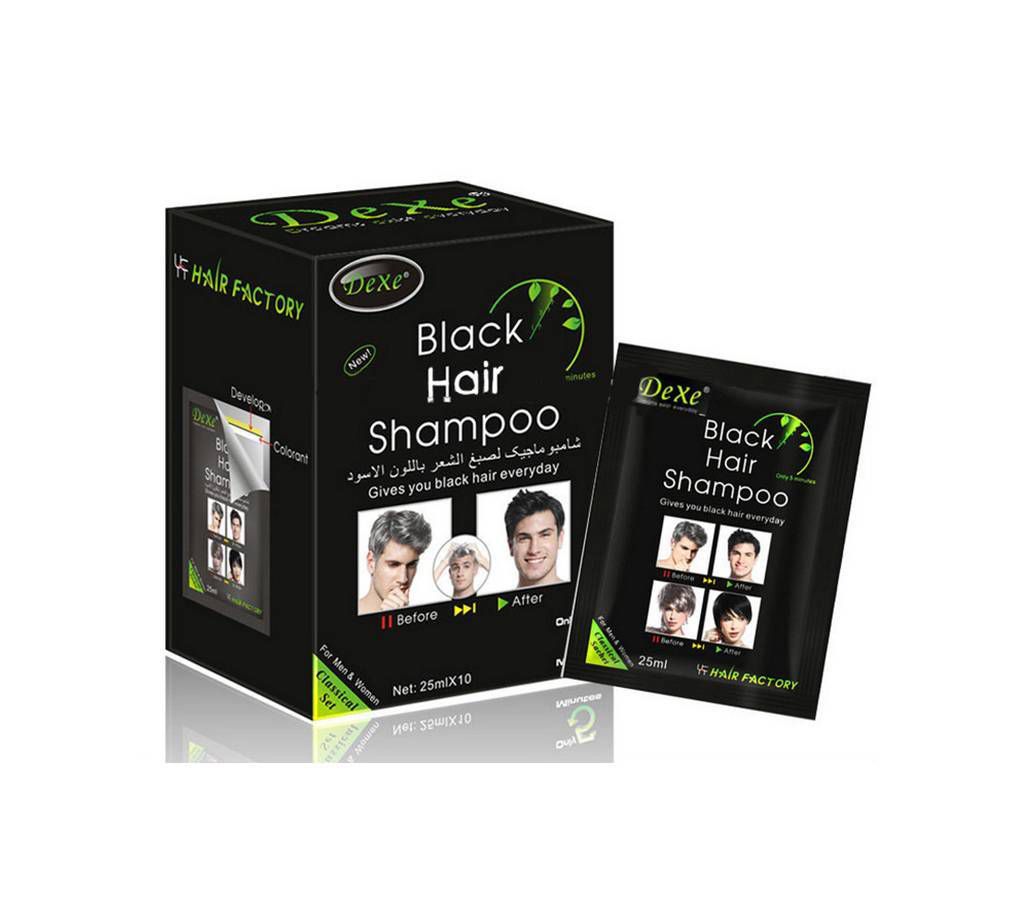 Black Hair Shampoo for Men - 250 ml