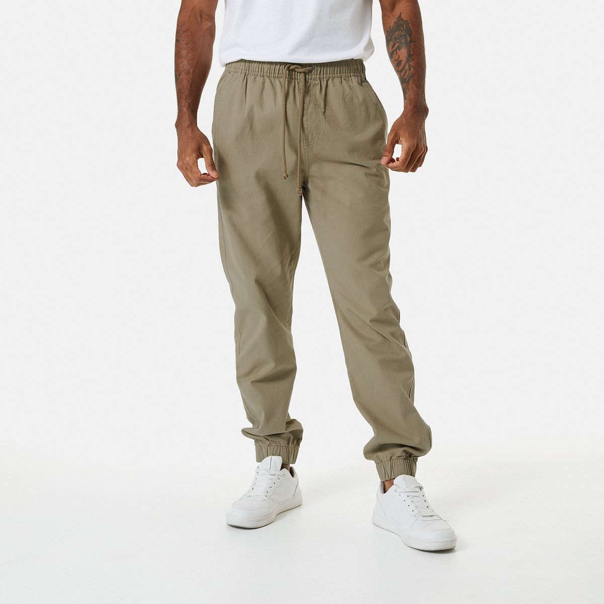 Elastic Waist Jogger Pants