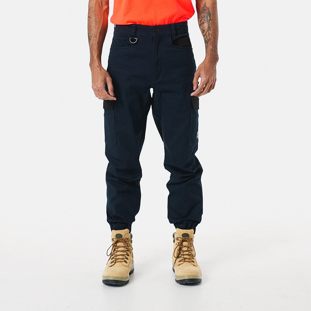 Everlast Mens Workwear Canvas Twill Jogger Pants