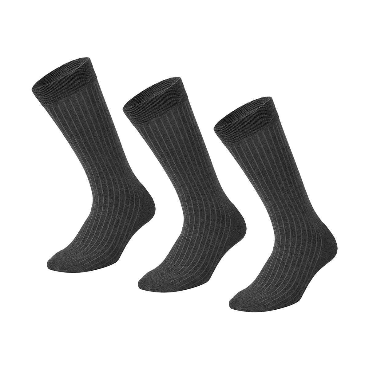 3 Pack Bamboo Rib Socks