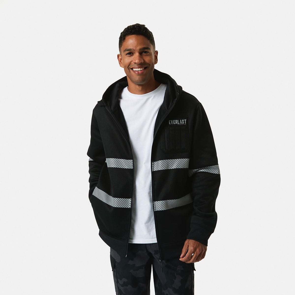Everlast Mens Workwear Zip Through Hoodie