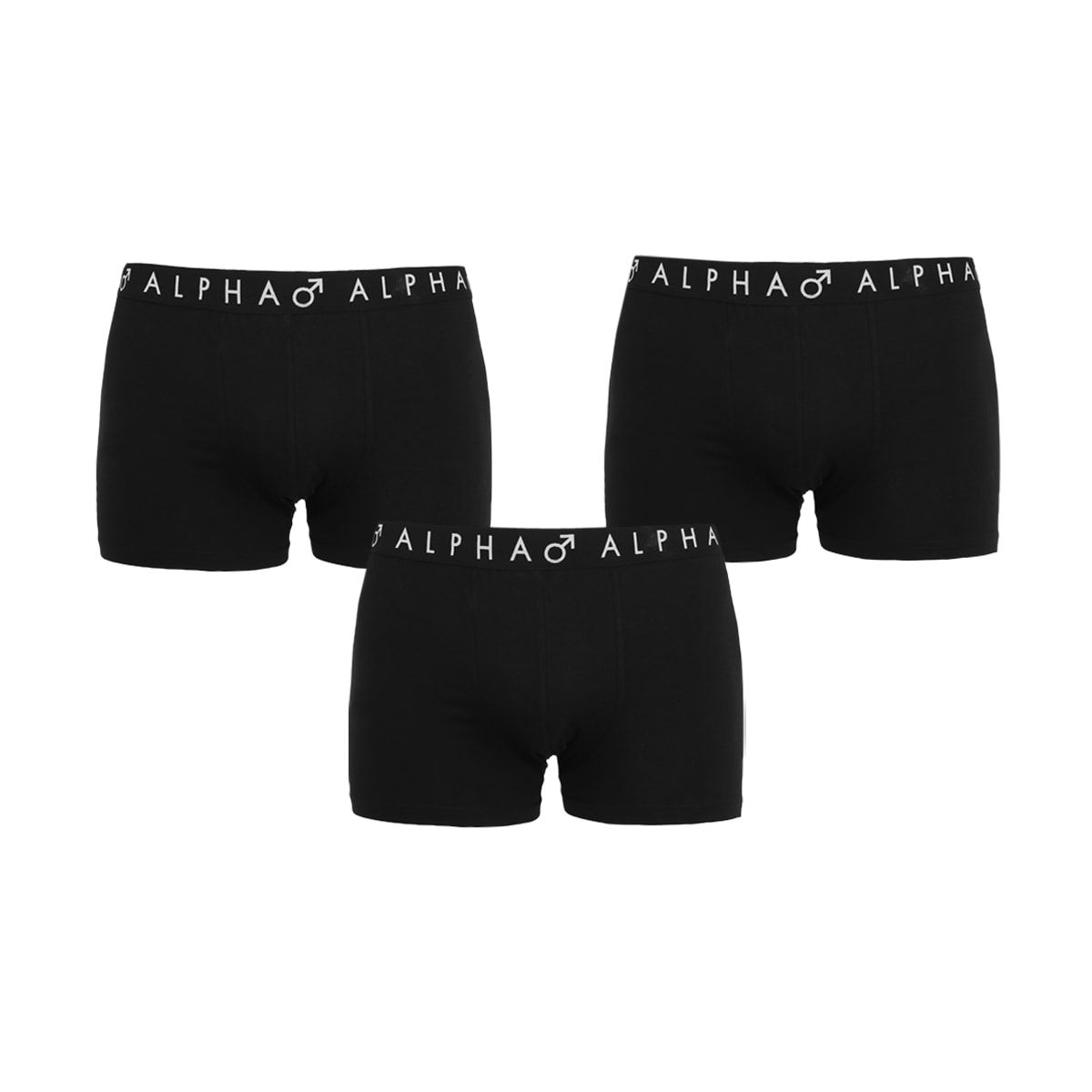 3 Pack Men's Larger Size Extended Trunks