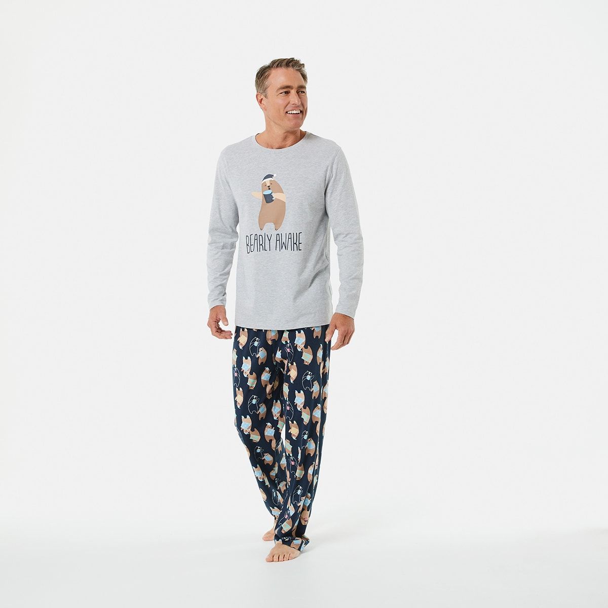 Long Sleeve Crew Neck Pyjama Set