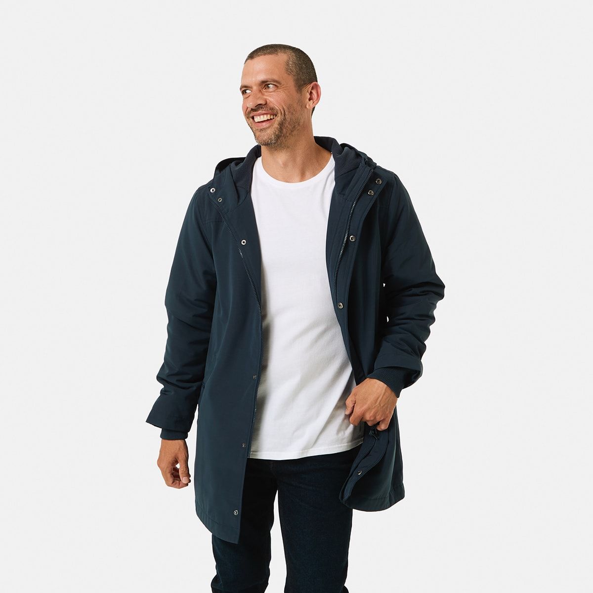 Polar Fleece Lined Longline Jacket