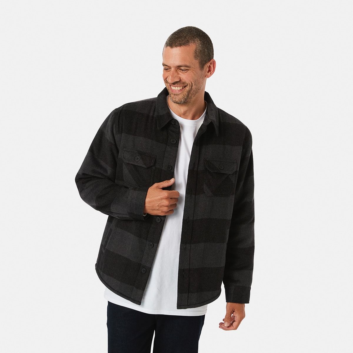 Sherpa Lined Shirt Jacket