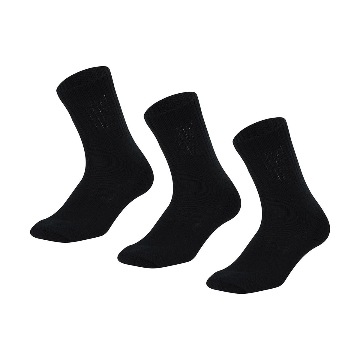 3 Pack Quarter Crew Work Socks
