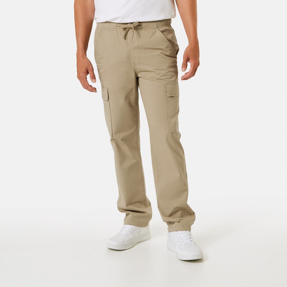 Elastic Waist Cargo Pants