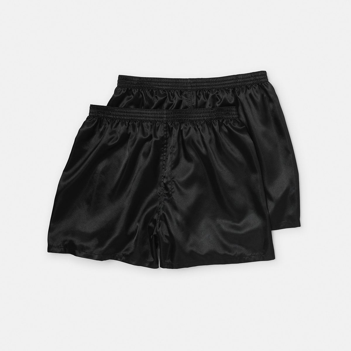 2 Pack Satin Boxers