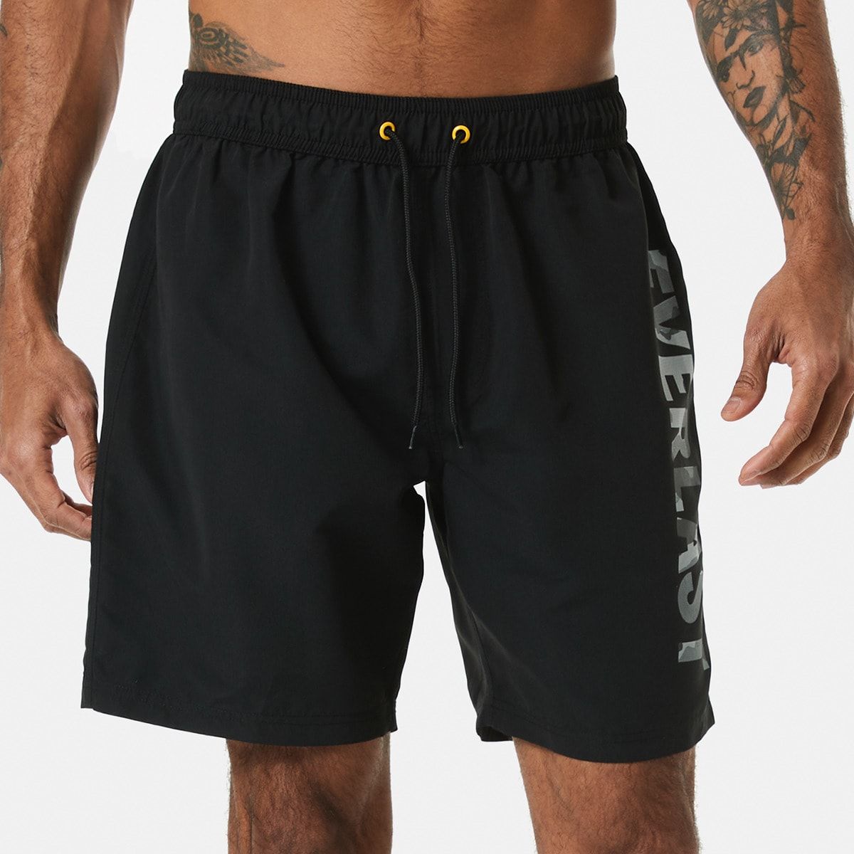 Active Everlast Mens Camo Logo Swim Shorts