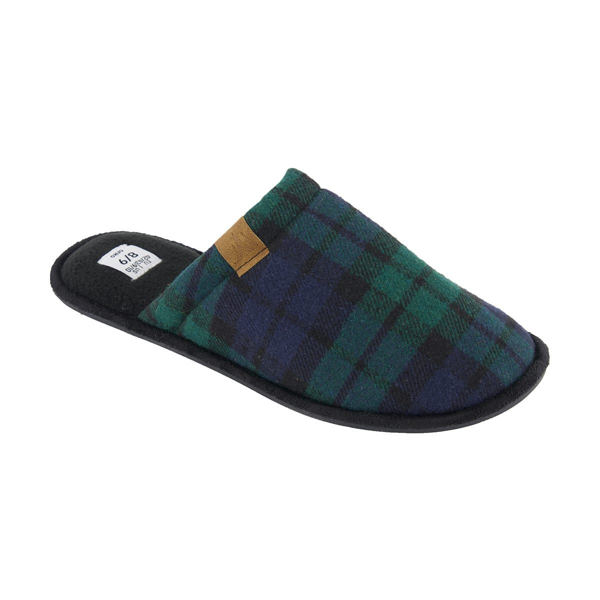 Check Slipper Scuffs