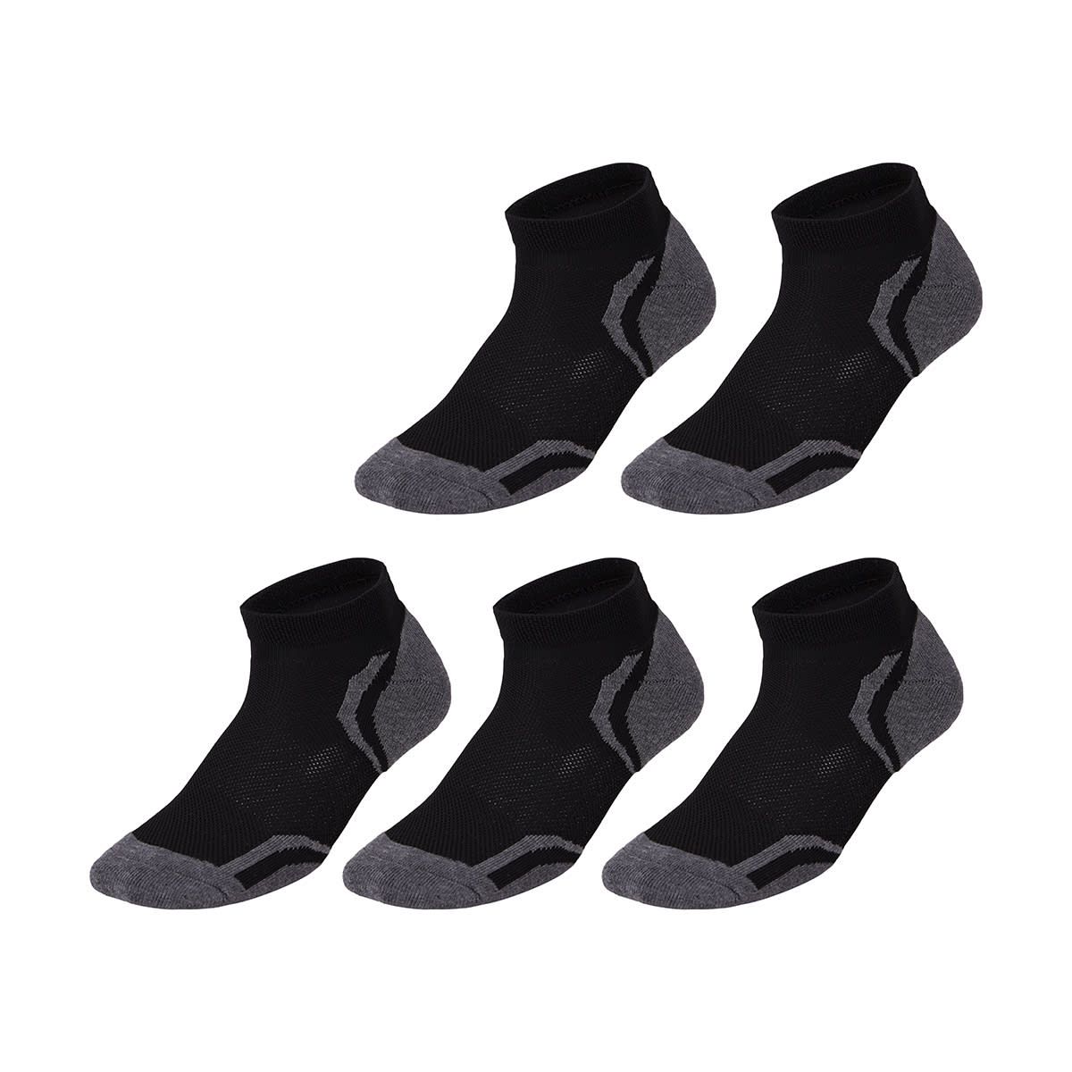 5 Pack Low Cut Mesh Sport Socks