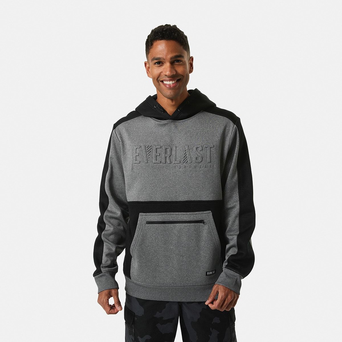 Everlast Mens Workwear Pullover Hoodie