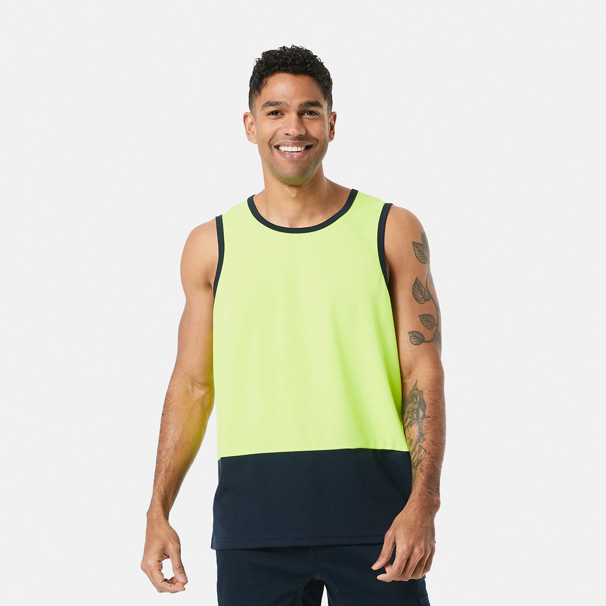 Workwear Fluorescent Industrial Singlet
