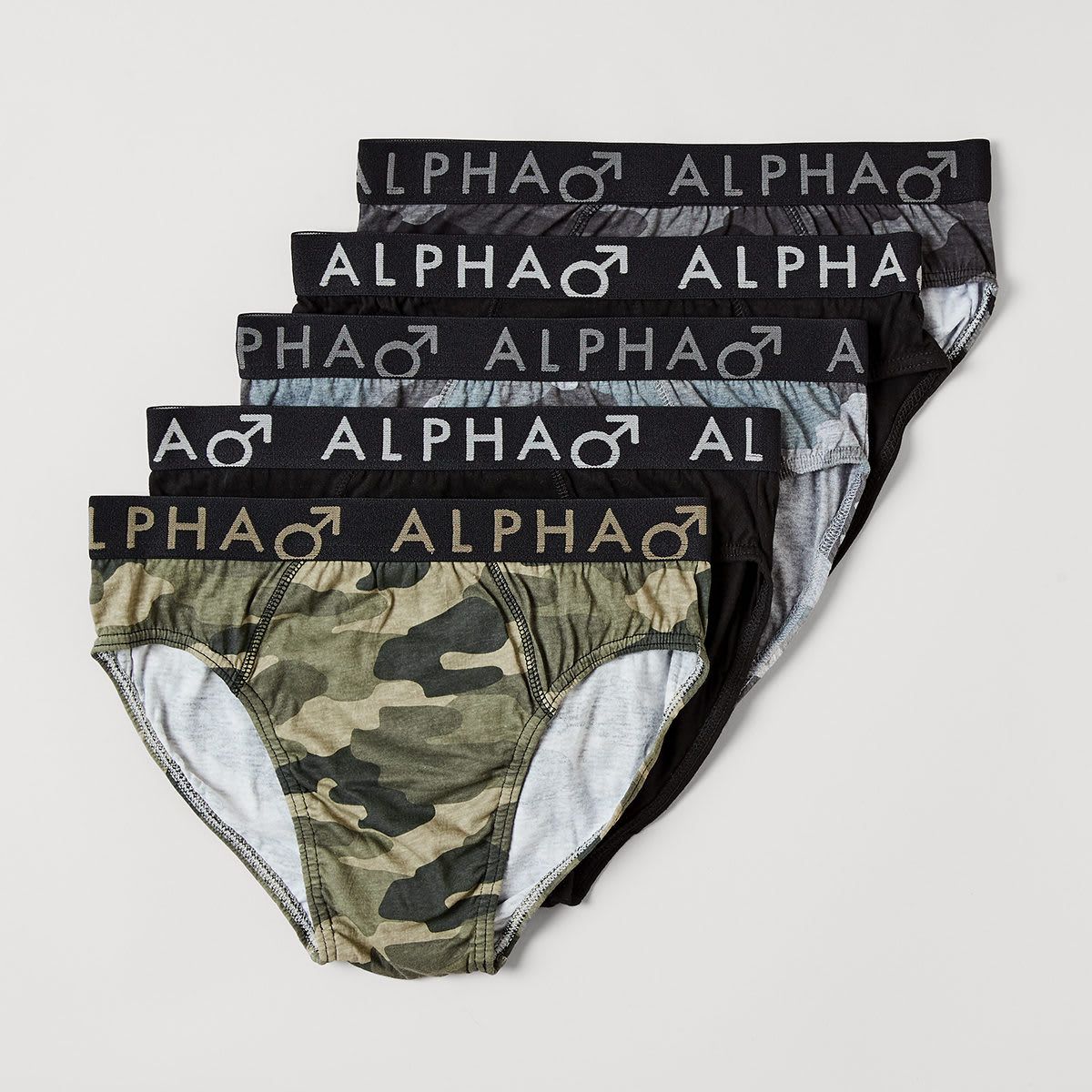 5 Pack Printed Briefs