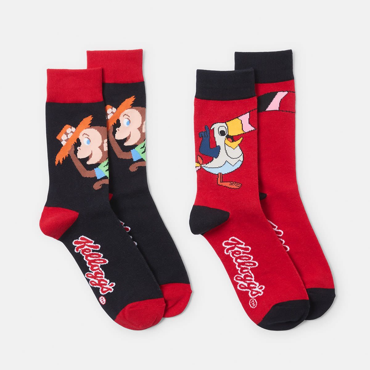 2 Pack Kellogs License Socks