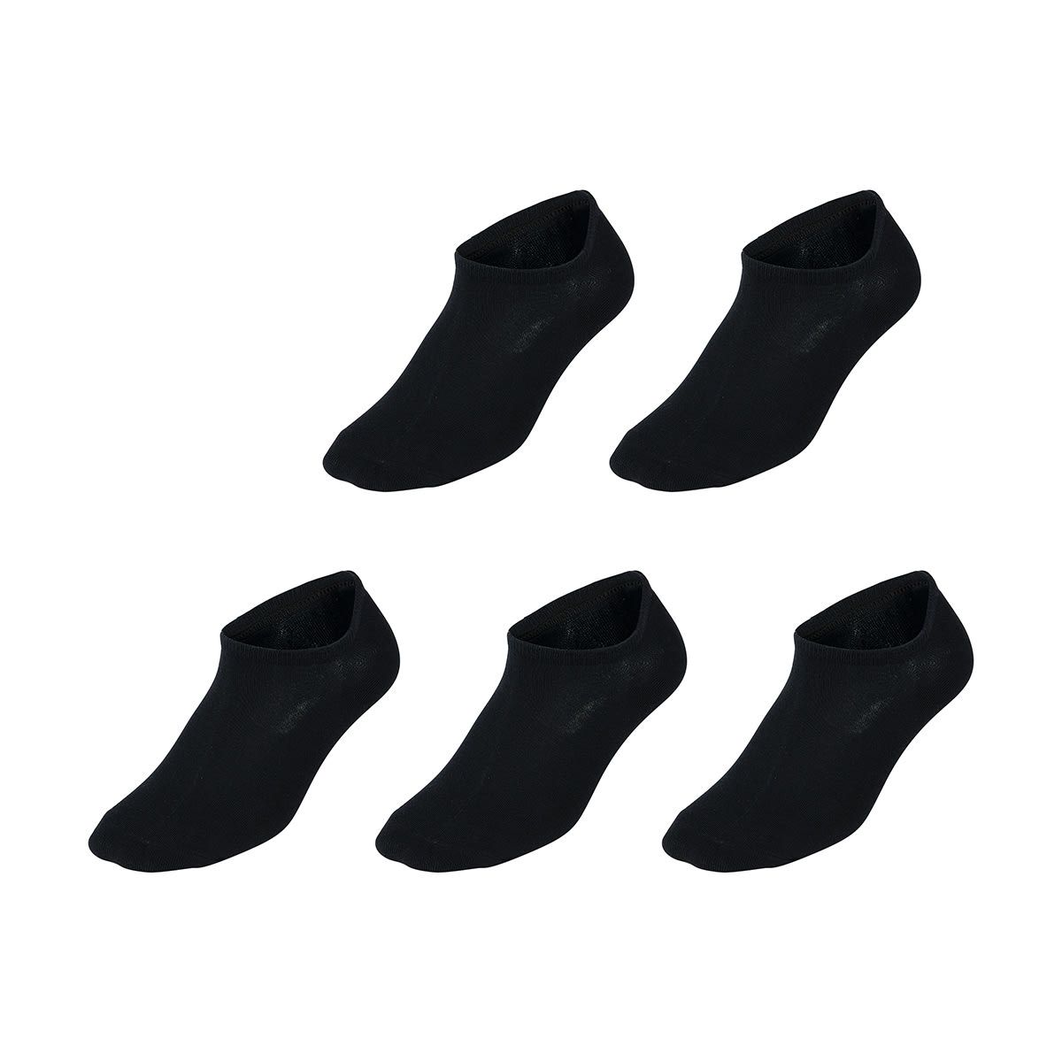 5 Pack No Show Sports Socks
