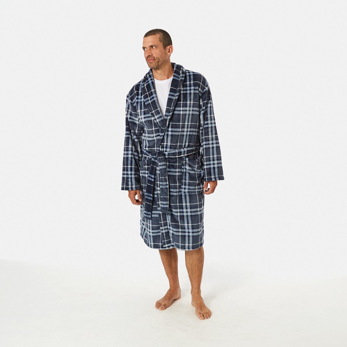 Printed Coral Fleece Gown