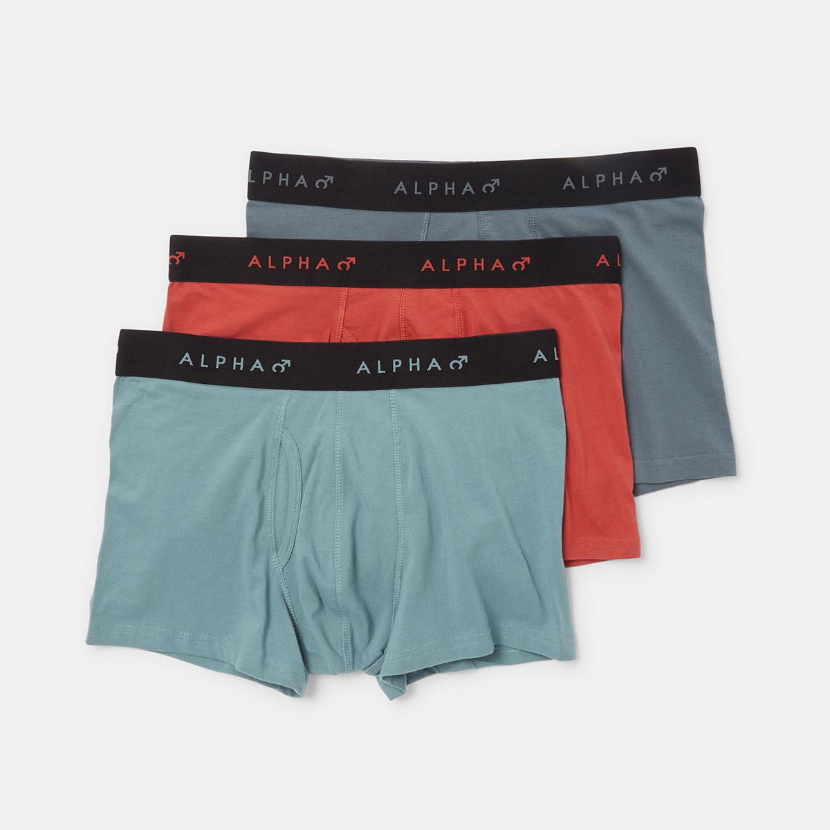 3 Pack Fitted Fly Front Trunks