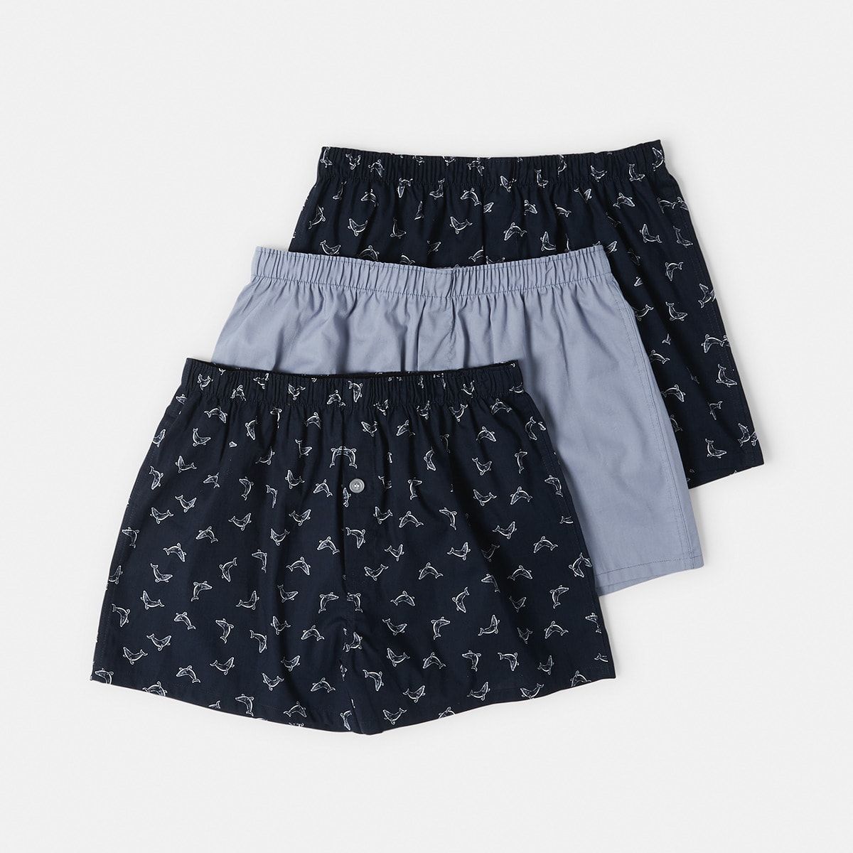3 Pack Alpha Classic Woven Boxers