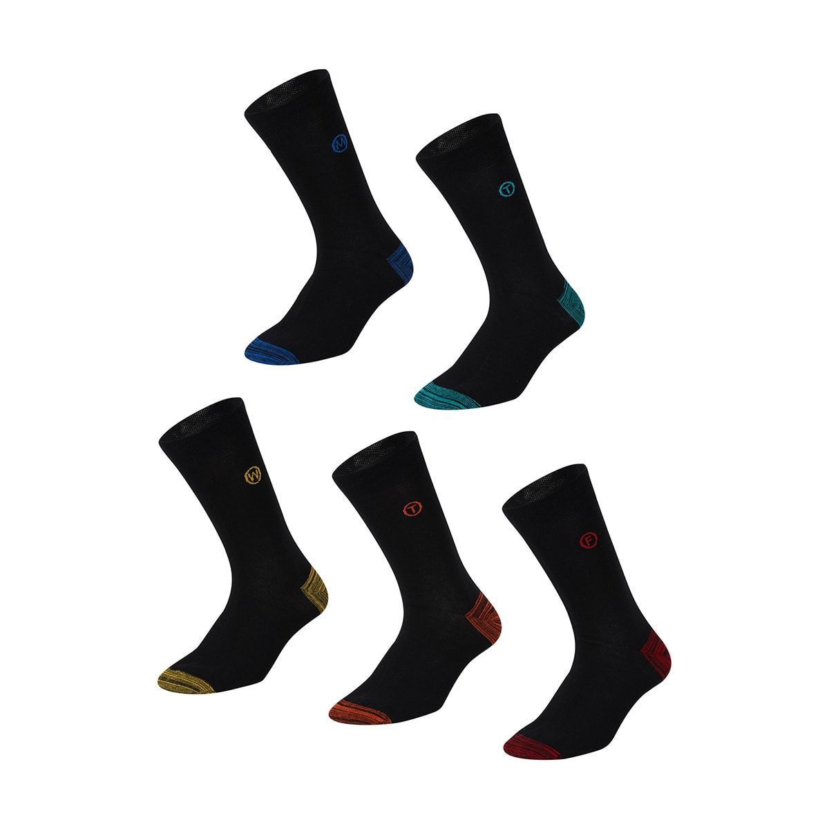 5 Pack Business Socks