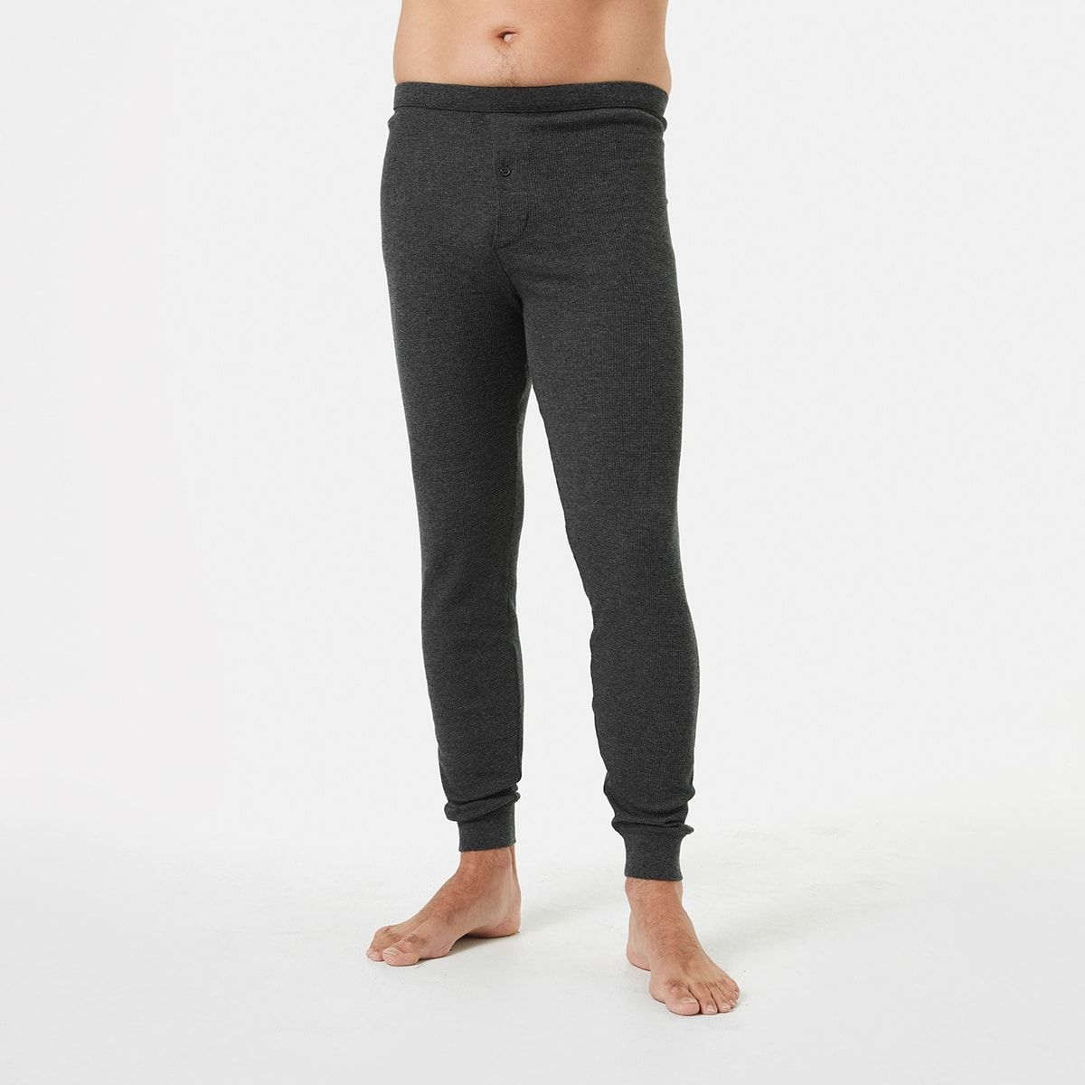 Long Mini Waffle Thermal Pants