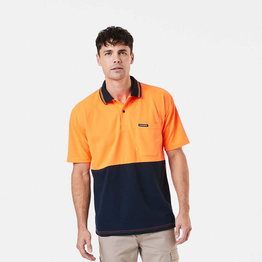 Workwear Short Sleeve Fluorescent Polo Shirt