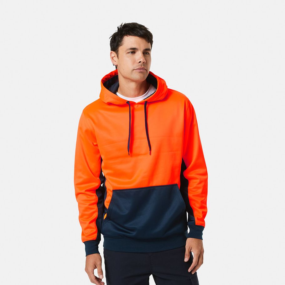 Workwear Fluorescent Pull Over Hoodie