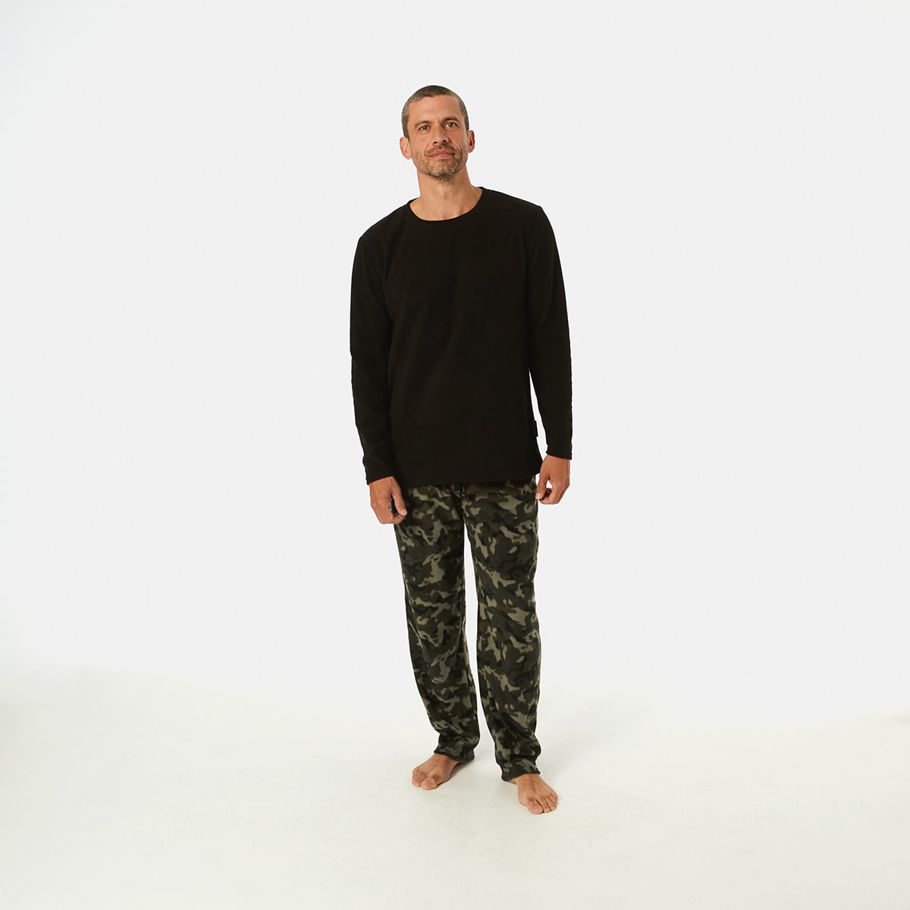 Long Sleeve Fleece Pyjama Set