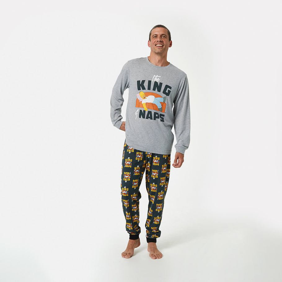 Simpsons License Long Sleeve Pyjama Set