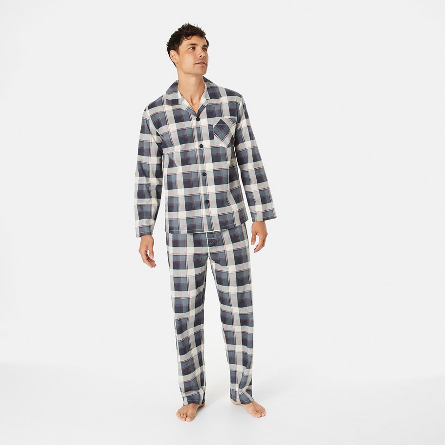 Long Leg Woven Pyjama Set