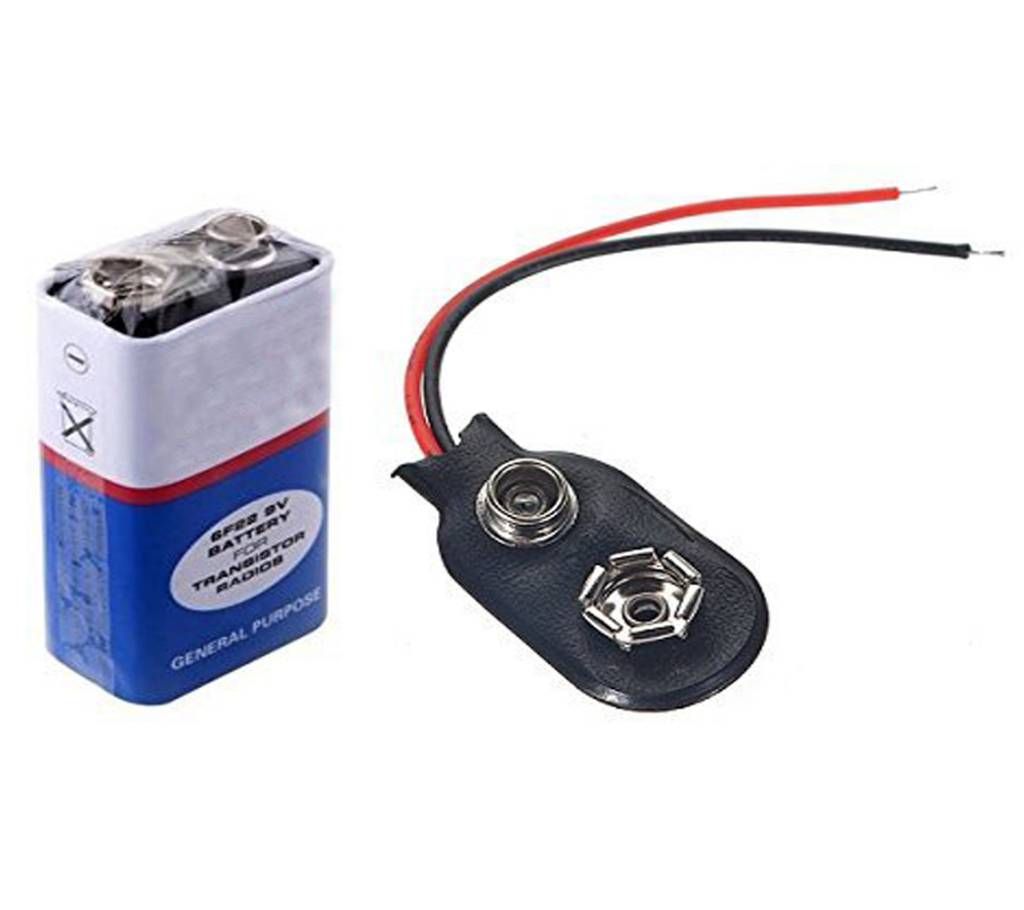 9 V battery with Connector
