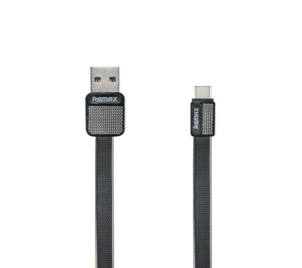 Metal Fast Charging Type-c USB Cable - Black