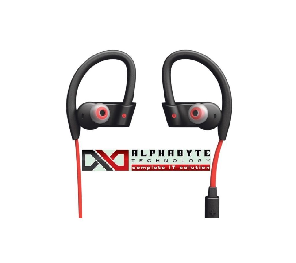 Sport Pace Wireless Bluetooth Earbuds - Black and RED