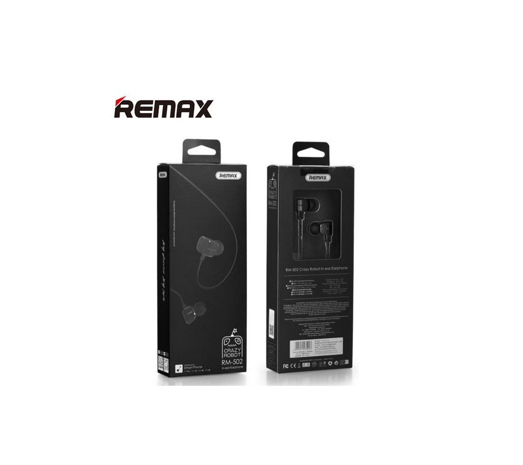 Remax RM 502 Crazy Robot Earphone
