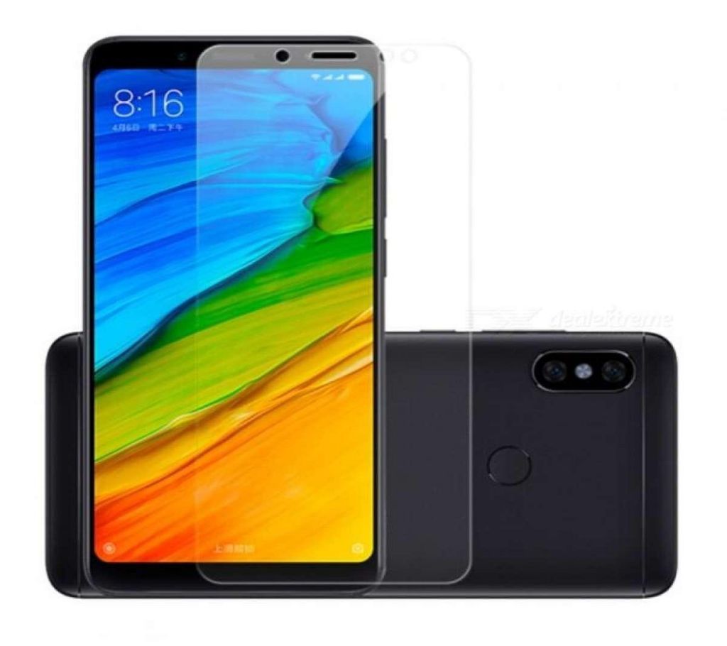 Xiaomi Redmi note 5 Pro Tempered Gorilla Glass Protector - Transparent