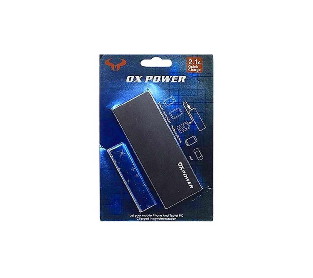 OX Dual USB Power Bank  12000 mAh