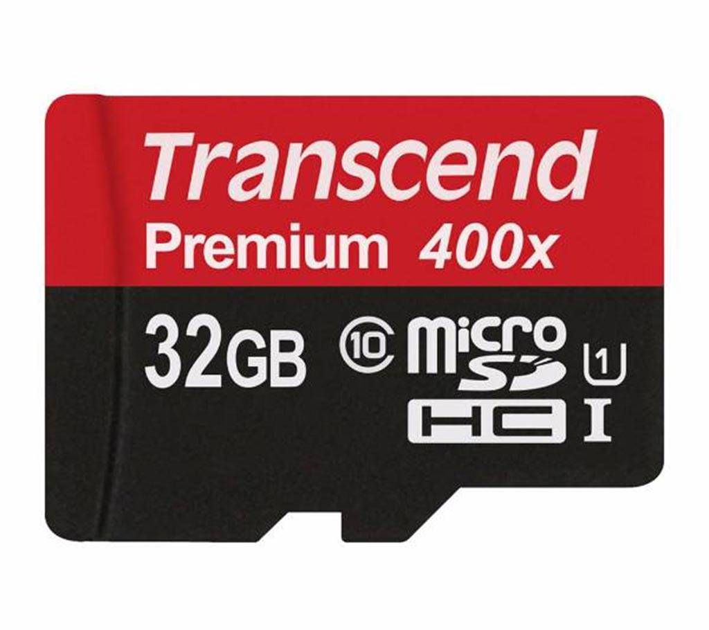 Transcend 400X 32 GB Memory Card-1 pc
