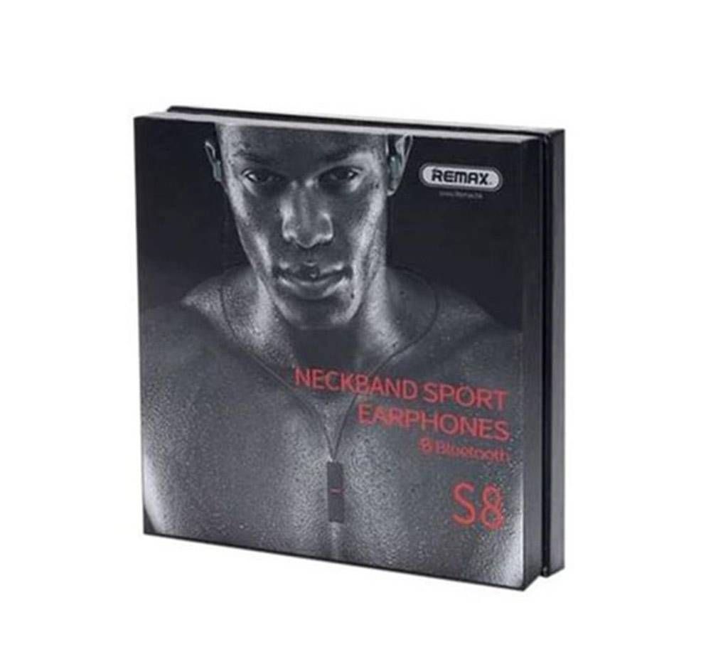 REMAX Rb-S8 Neckband Earphone Sports Running Wireless Bluetooth 
