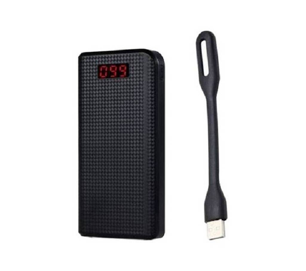 Dual USB Power Bank 30000mAh - Black