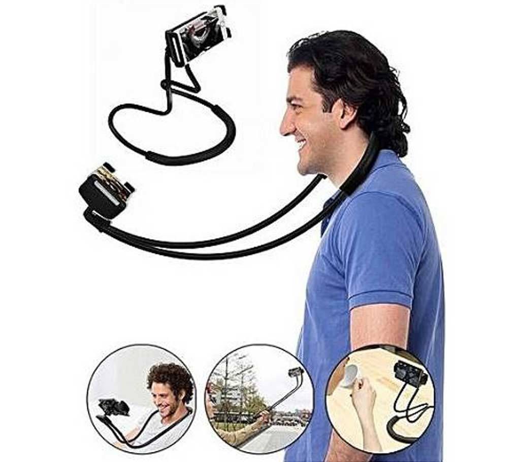 Flexible Mobile Phone Holder Necklace Long Arm neck