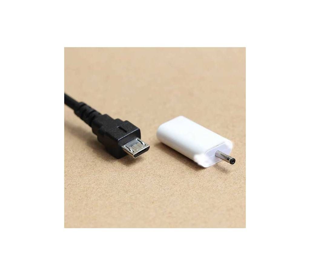 Nokia Mobile Phone Micro USB Female to DC 2mm plug jack Charging Adapter