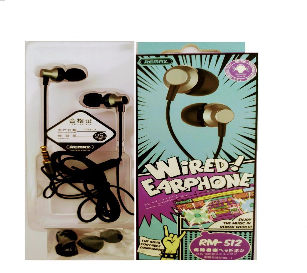  Remax Earphone Rm 512 