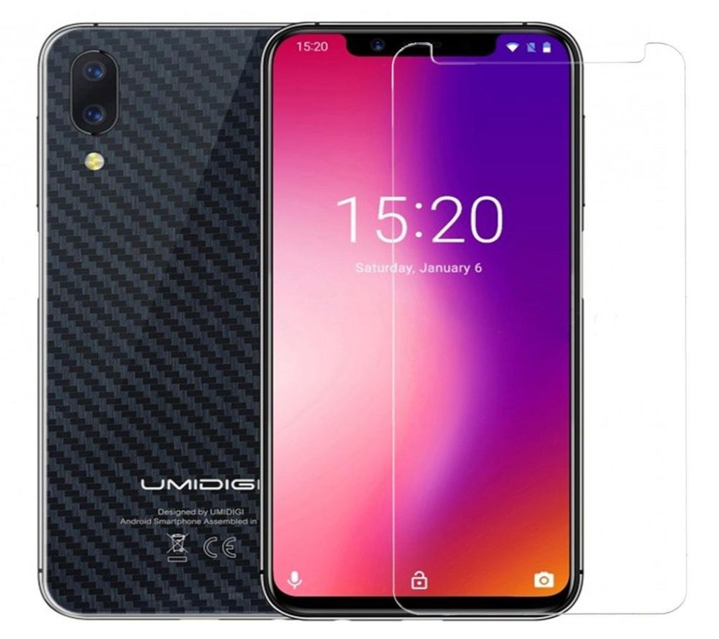 2pcs ASLING Tempered Glass Screen Films 2.5D Arc Edge for UMIDIGI One / One Pro