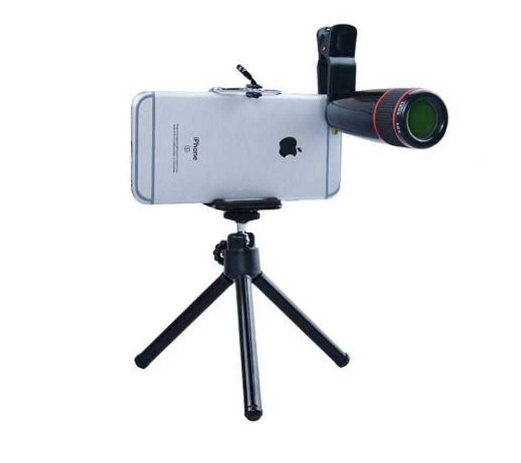 Apexel Universal Clip 12X Zoom Optical Telescope 
